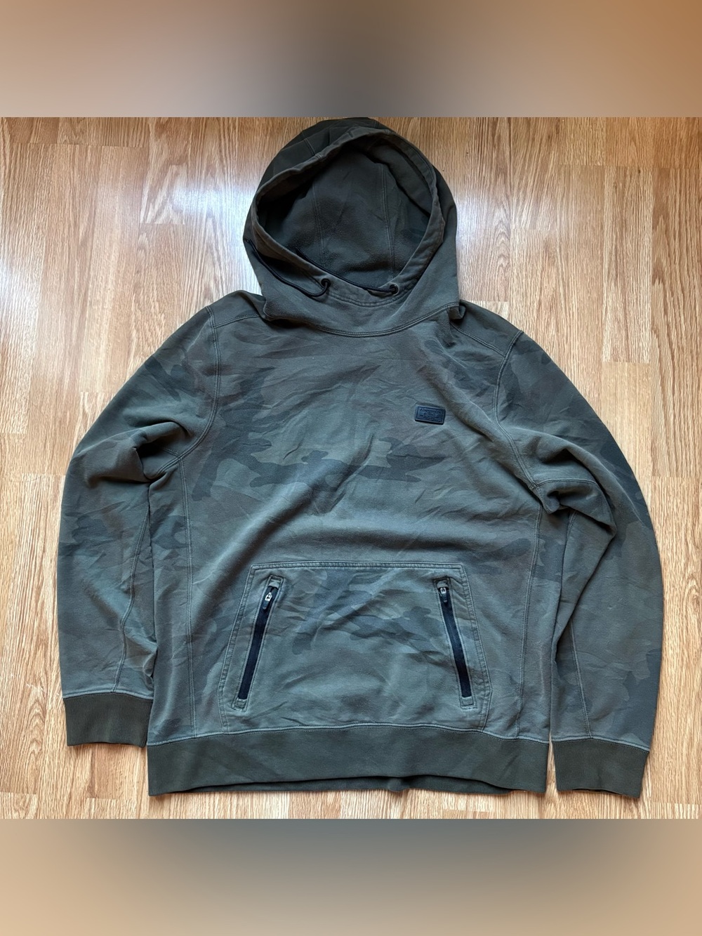 Abercrombie & Fitch Camo hoodie gorpcore y2k size Large